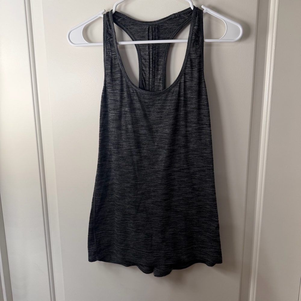 Lululemon Athletica Charcoal Racerback Tank Top